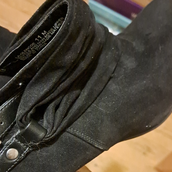 Laura Ashley Black Heeled Boots - Picture 9 of 9